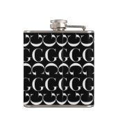 Monogram Initiaal Letter G Heupfles (Achterkant)