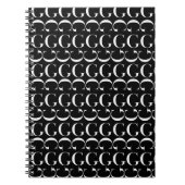 Monogram Initiaal Letter G Notitieboek (Voorkant)