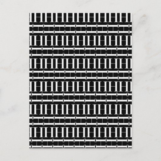 Monogram Initiaal letter H Briefkaart (Voorkant)