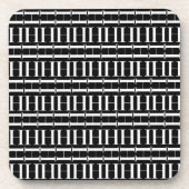 Monogram Initiaal letter H Drankjes Onderzetter (Voorkant)