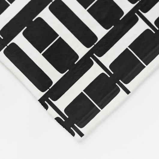 Monogram Initiaal letter H Fleece Deken (Hoek)