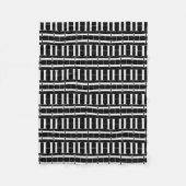 Monogram Initiaal letter H Fleece Deken (Voorkant)