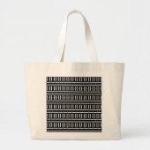 Monogram Initiaal letter H Grote Tote Bag (Voorkant)