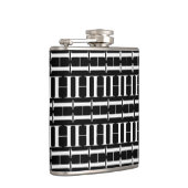 Monogram Initiaal letter H Heupfles (Rechts)