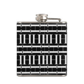 Monogram Initiaal letter H Heupfles (Achterkant)