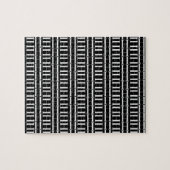 Monogram Initiaal Letter H, Kies Achtergrondkleur Legpuzzel (Horizontaal)