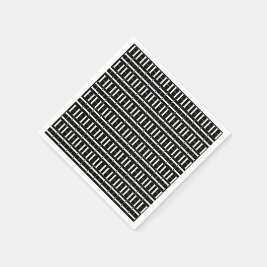 Monogram Initiaal letter H Servetten (Hoek)