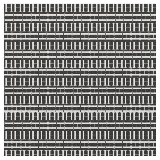 Monogram Initiaal letter H Stof (Close Up)