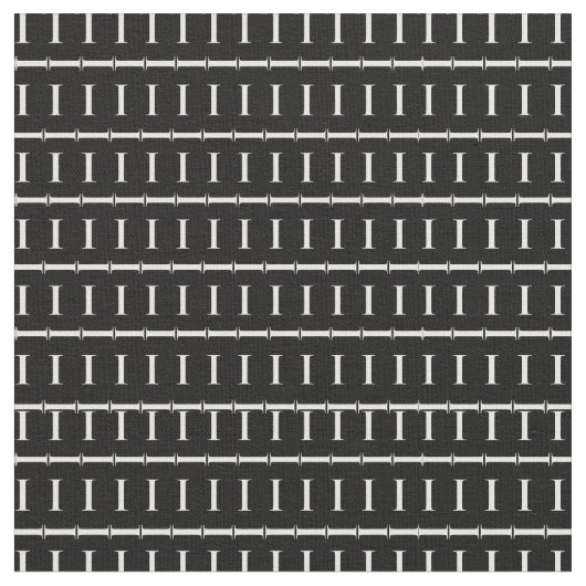 Monogram Initiaal letter I Stof (Close Up)