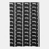 Monogram Initiaal letter J Theedoek (Verticaal)