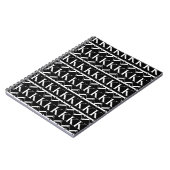 Monogram Initiaal Letter K, Kies Achtergrondkleur Notitieboek (Linkerzijde)