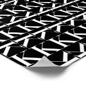 Monogram Initiaal letter K Poster (Hoek)