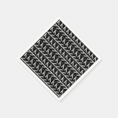 Monogram Initiaal letter K Servet (Hoek)