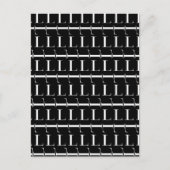 Monogram Initiaal Letter L Briefkaart (Voorkant)