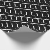 Monogram Initiaal Letter L Cadeaupapier (Hoek)