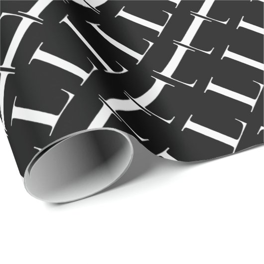 Monogram Initiaal Letter L Cadeaupapier (Rol Hoek)