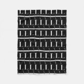 Monogram Initiaal Letter L Fleece Deken (Voorkant)