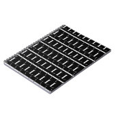 Monogram Initiaal Letter L Notitieboek (Linkerzijde)