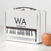 Monogram initiaal letter letter naam tekst piano m (In situ)