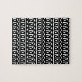 Monogram Initiaal letter M Legpuzzel (Horizontaal)