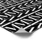 Monogram Initiaal letter M Poster (Hoek)