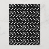 Monogram Initiaal letter N Briefkaart (Voorkant)