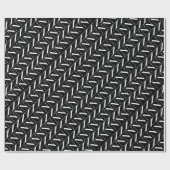 Monogram Initiaal letter N Cadeaupapier (Vlak)