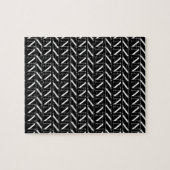 Monogram Initiaal letter N Legpuzzel (Horizontaal)