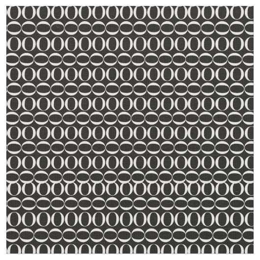 Monogram Initiaal letter O Stof (Close Up)