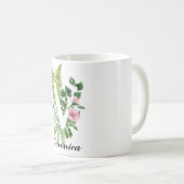 Monogram Initiaal Letter V | Moderne aangepaste na Koffiemok (Voorkant rechts)