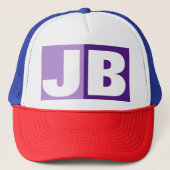 Monogram Initiaal Letters Trucker Pet (Voorkant)