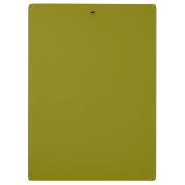 Monogram initiaal minimalistische saliegroen klembord (Achterkant)