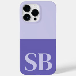 Monogram Initiaal Minimalistische Stijlvolle Case- Case-Mate iPhone 14 Pro Max Hoesje