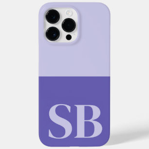 Monogram Initiaal Minimalistische Stijlvolle Case- Case-Mate iPhone 14 Pro Max Hoesje