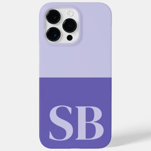 Monogram Initiaal Minimalistische Stijlvolle Case- Case-Mate iPhone Case (Achterkant)