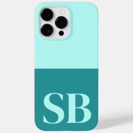 Monogram Initiaal Minimalistische Stijlvolle Case- Case-Mate iPhone 14 Pro Max Hoesje