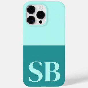 Monogram Initiaal Minimalistische Stijlvolle Case- Case-Mate iPhone 14 Pro Max Hoesje