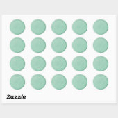 Monogram Initiaal Mint Green Wax Seal Sticker (Vel)