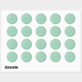 Monogram Initiaal Mint Green Wax Seal Sticker (Vel)