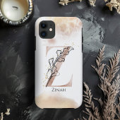 Monogram Initiaal Modern Letter Z Boho gepersonali Case-Mate iPhone Case