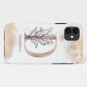 Monogram Initiaal Moderne Letter D Boho Gepersonal Case-Mate iPhone Case (Achterkant (horizontaal))