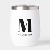 Monogram Initiaal Naam Eenvoudig (Voorkant)