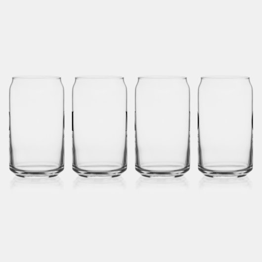 Monogram Initiaal naam gepersonaliseerde bruiloft Blikvorm Glas (Links)