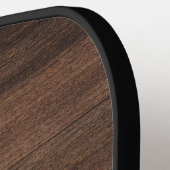 Monogram Initiaal Naam Rustieke Vrouwelijke Pickleball Paddle (Links Detail)