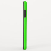 Monogram Initiaal Neon Groen Effen Kleur Achtergro Case-Mate iPhone Case (Achterkant/rechts)