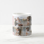 Monogram initiaal paar krans modern elegant koffiemok (Center)