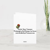 Monogram Initiaal R Elegant Bluebird Card Notitiekaartje (Achterkant)