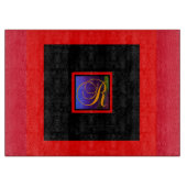 MONOGRAM INITIAAL R SNIJPLANK (Voorkant)