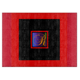 MONOGRAM INITIAAL R SNIJPLANK