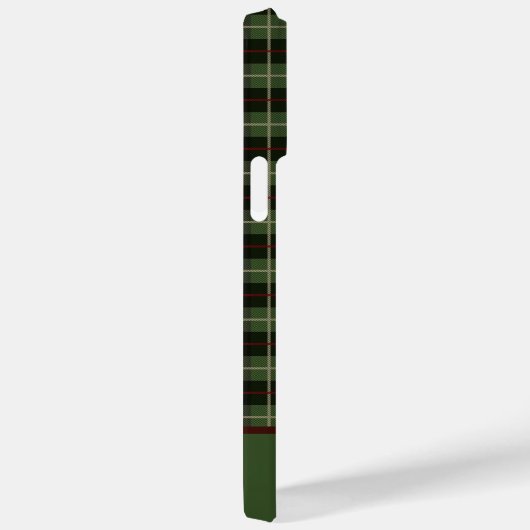 Monogram Initiaal Rood Groen Zwart Pset Tartan Case-Mate iPhone Case (Achterkant / Rechts)